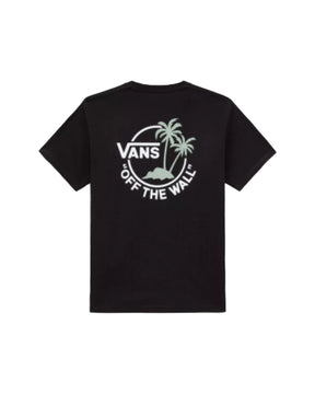 T-Shirt Uomo Vans Classic Mini Dual Palm II SS Nero