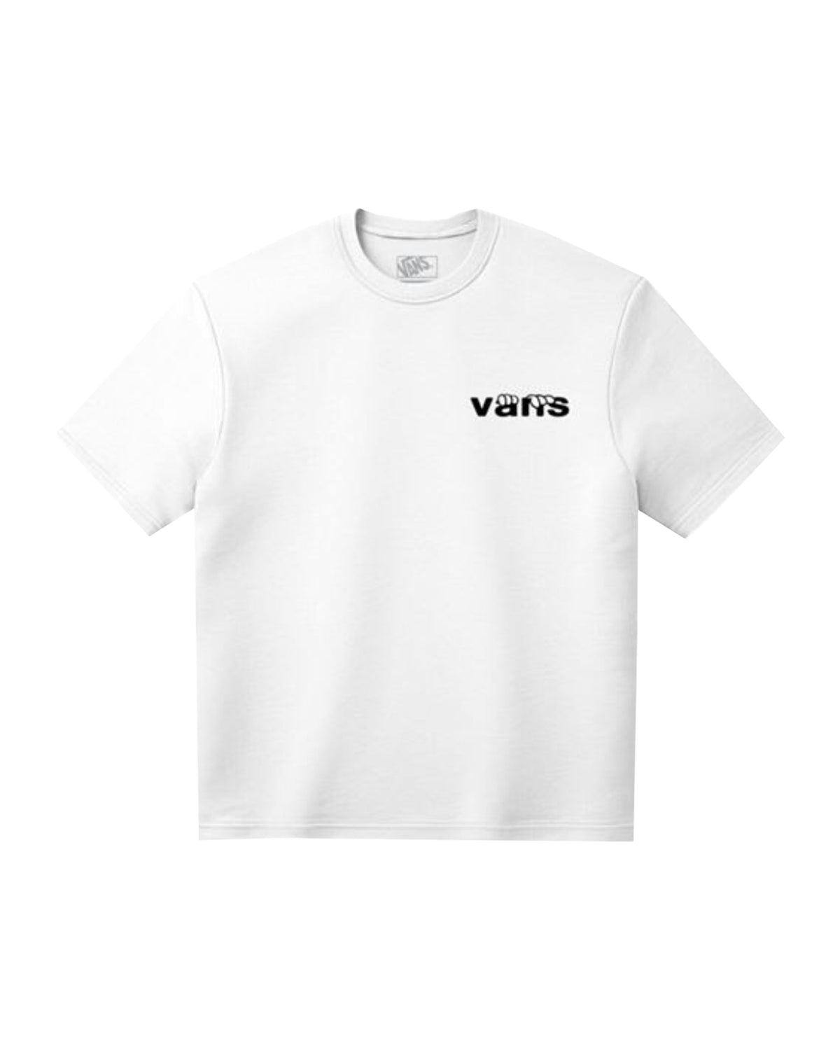 T-Shirt Uomo Vans Keyhole Classic Bianca