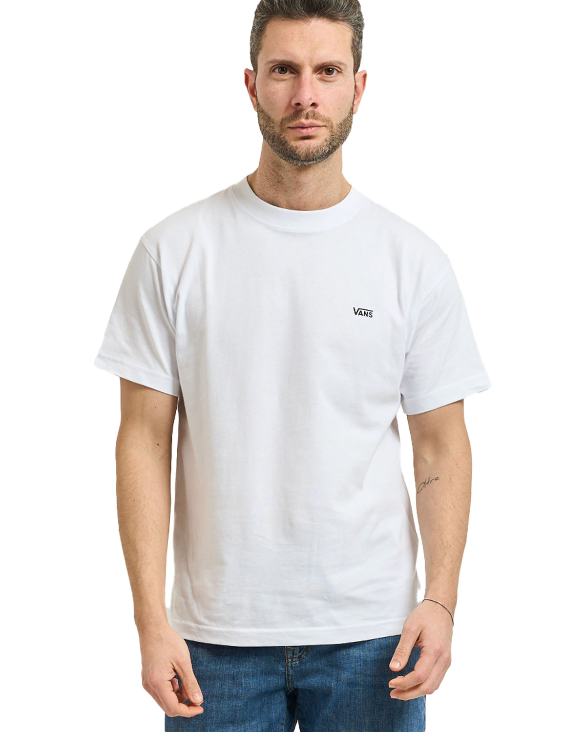 T-Shirt Uomo Vans Left Chest Bianca