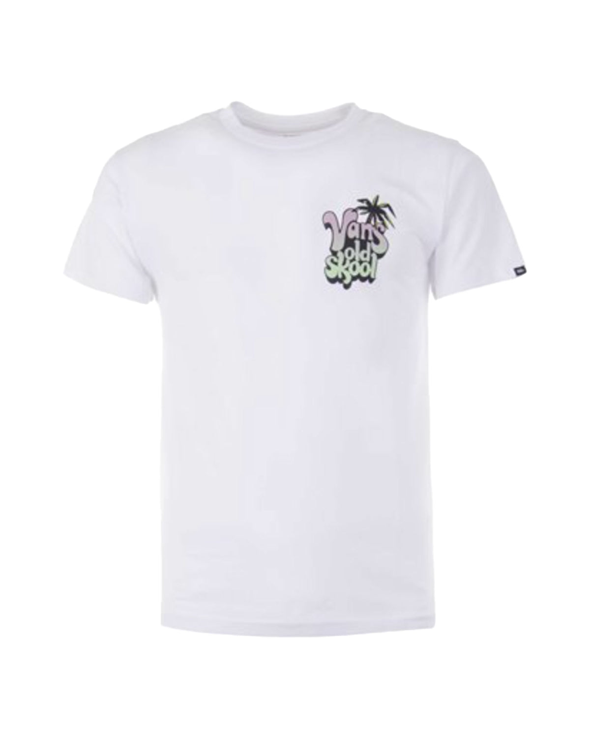 Man Tee Vans Paradise Vans Palm SS White