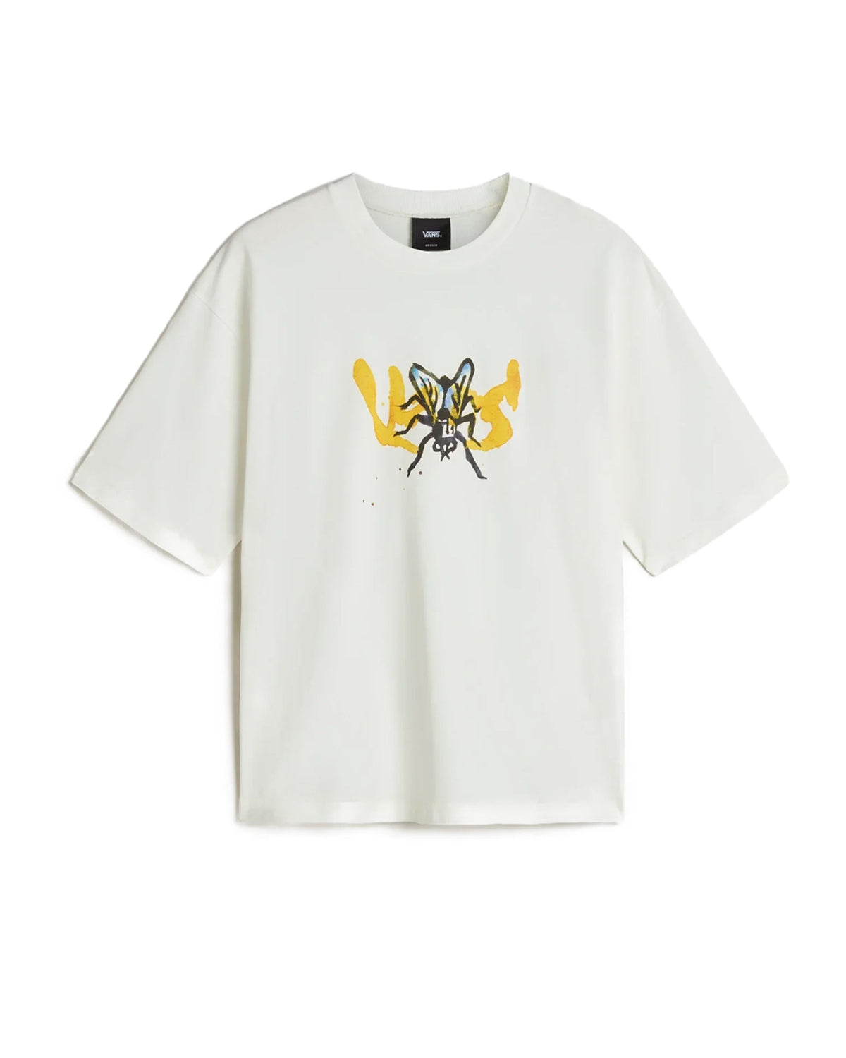 T-Shirt Uomo Vans Raw Instinct Fly Ss Mountain Essentials Marshmallow