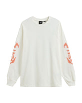T-Shirt Uomo Vans Raw Instinct Ls Mountain Essentials Marshmallow