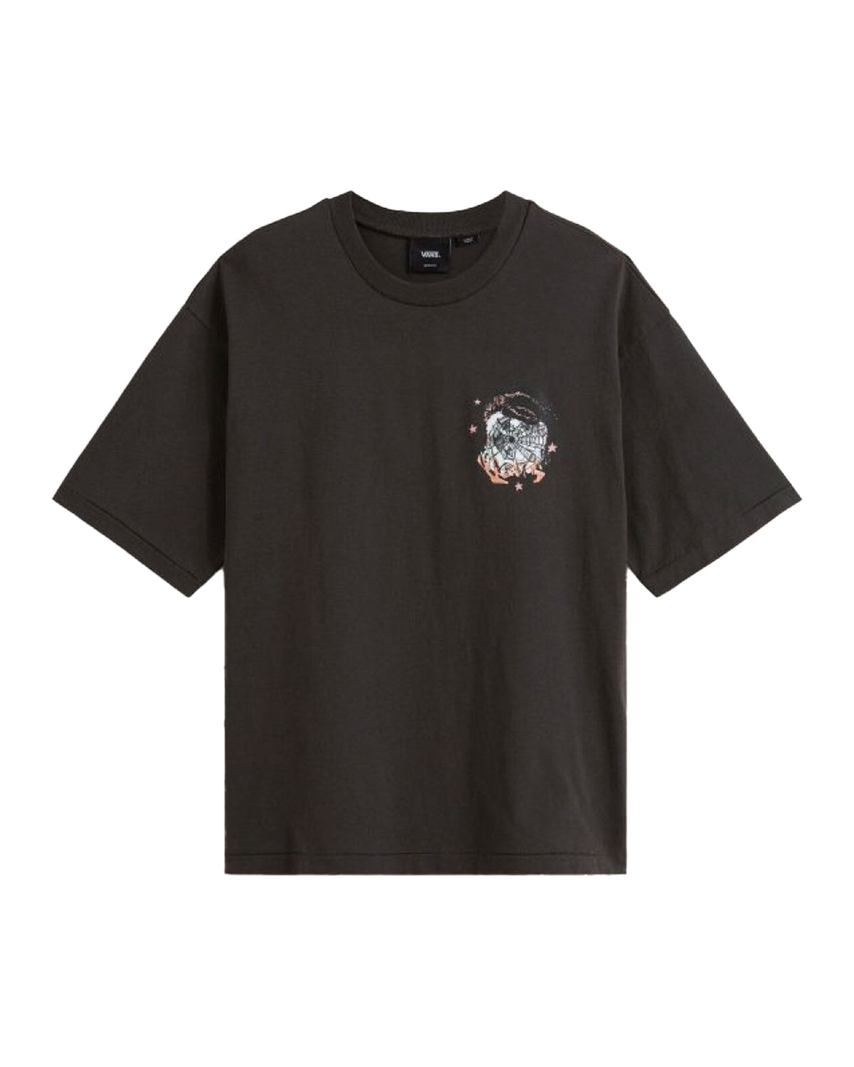 T-Shirt Uomo Vans Raw Instinct Thinker Ss Faded Black