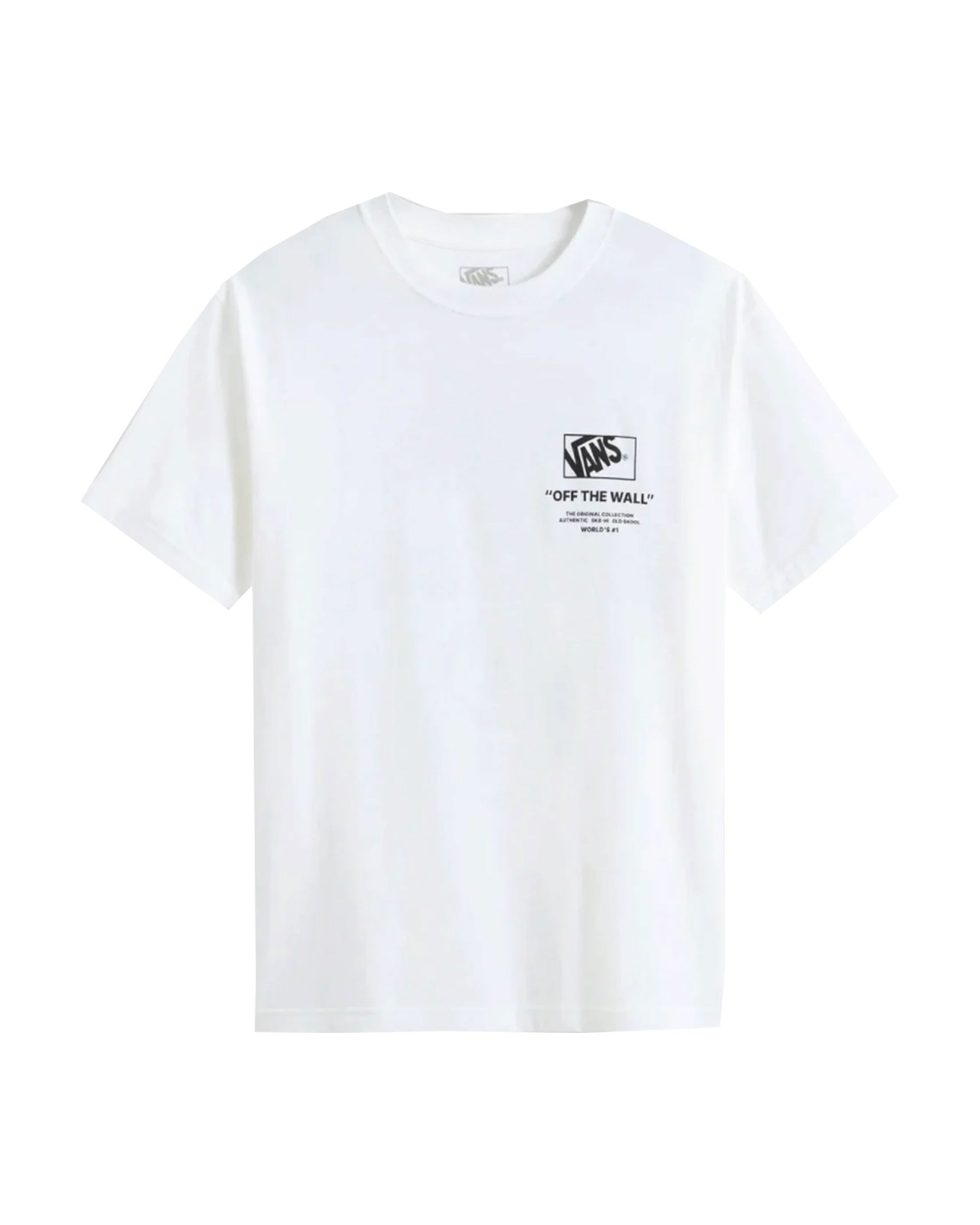 T-Shirt Uomo Vans Stacked Hi Bianco