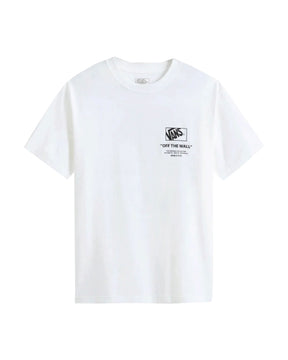 T-Shirt Uomo Vans Stacked Hi Bianco