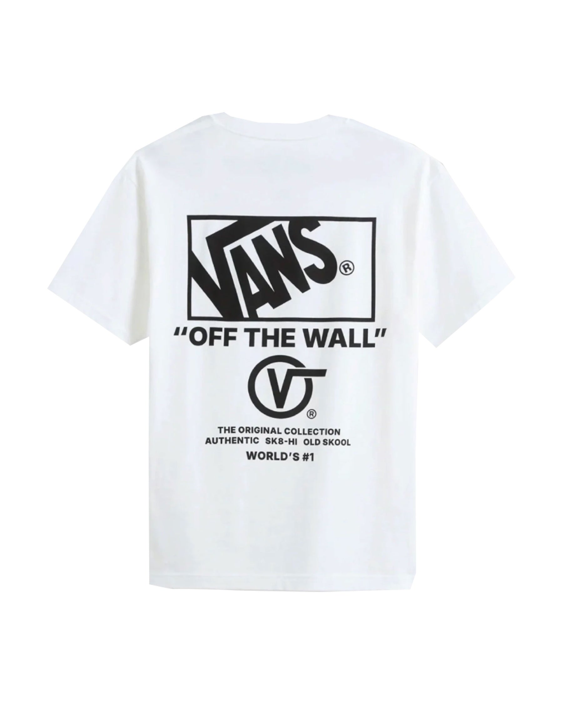 T-Shirt Uomo Vans Stacked Hi Bianco