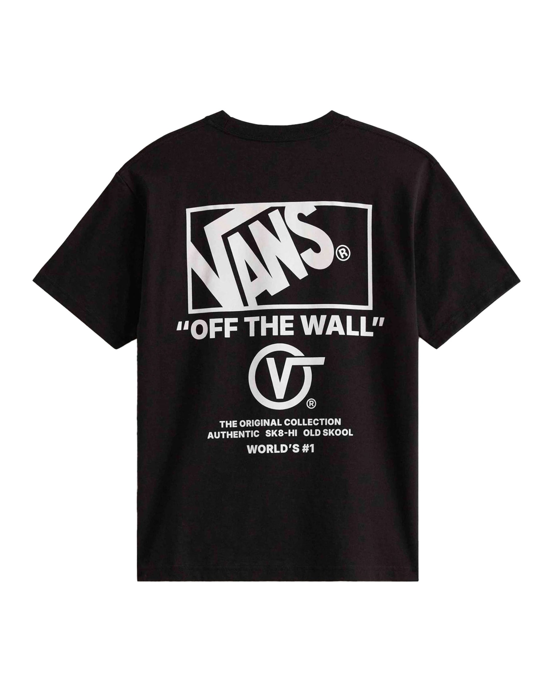 T-Shirt Uomo Vans Stacked Hi Nero