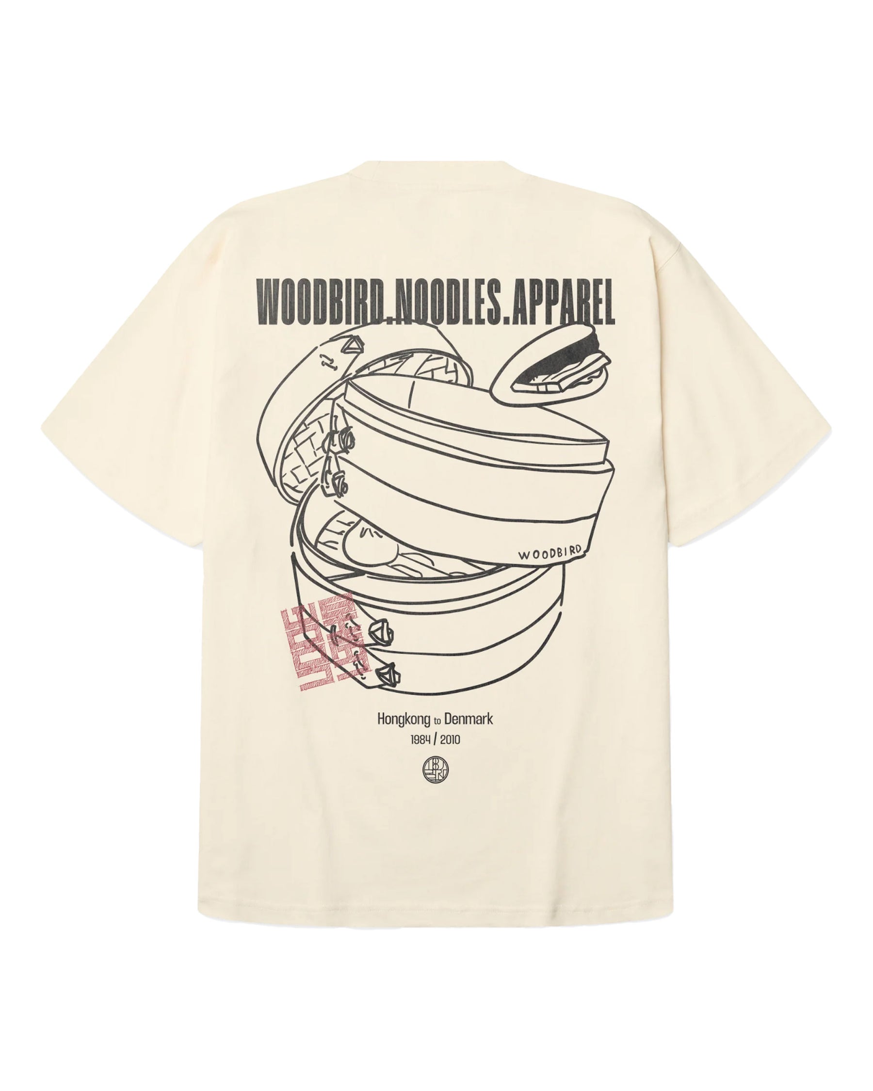 Woodbird Men's T-Shirt WBBaine Nopa Tee Off White