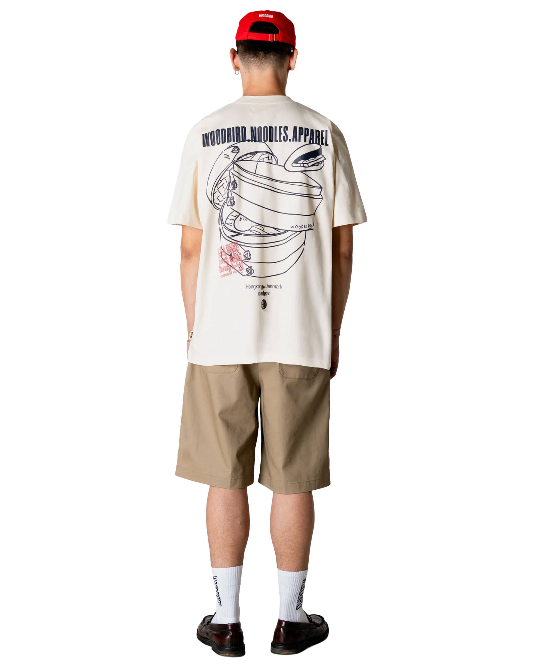 Woodbird Men's T-Shirt WBBaine Nopa Tee Off White
