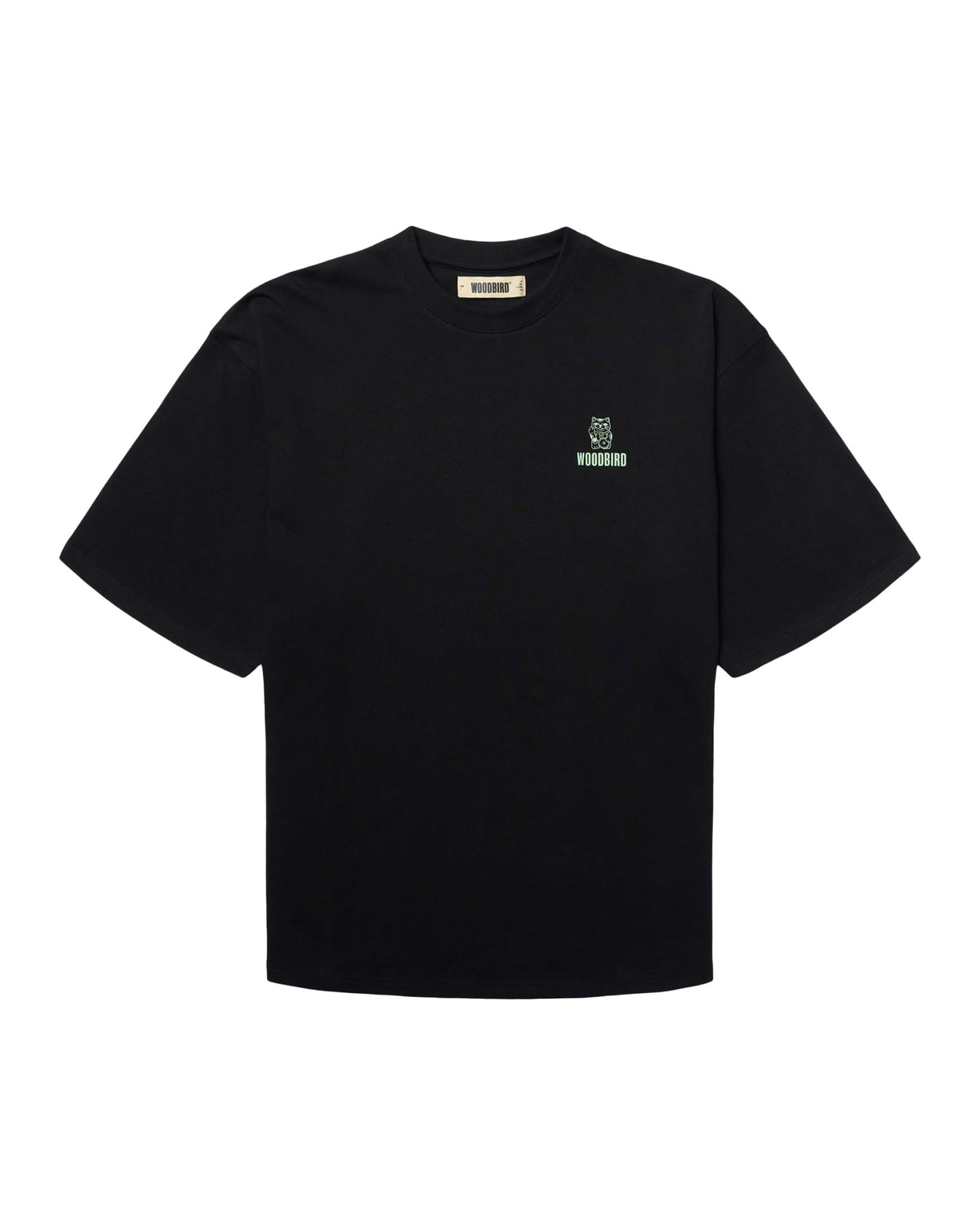 T-Shirt Uomo Woodbird WBBeam Lucky Tee Nero