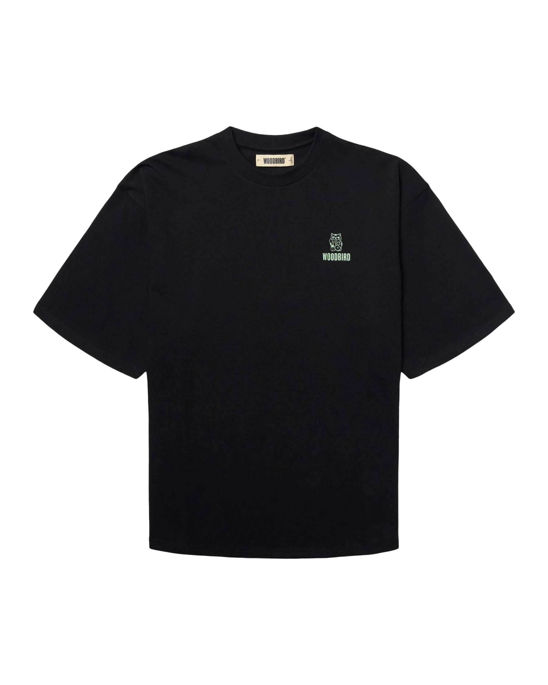 T-Shirt Uomo Woodbird WBBeam Lucky Tee Nero