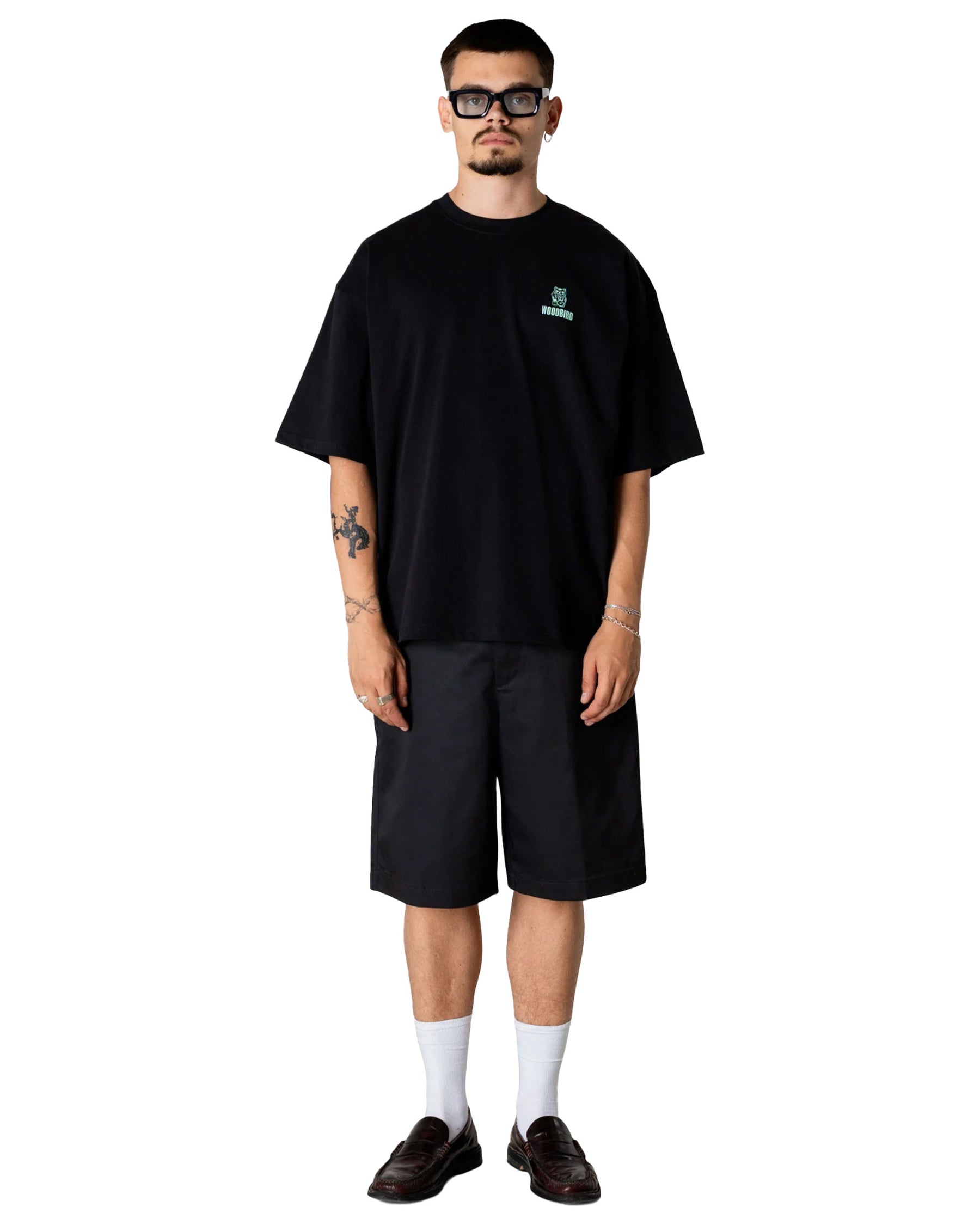 T-Shirt Uomo Woodbird WBBeam Lucky Tee Nero