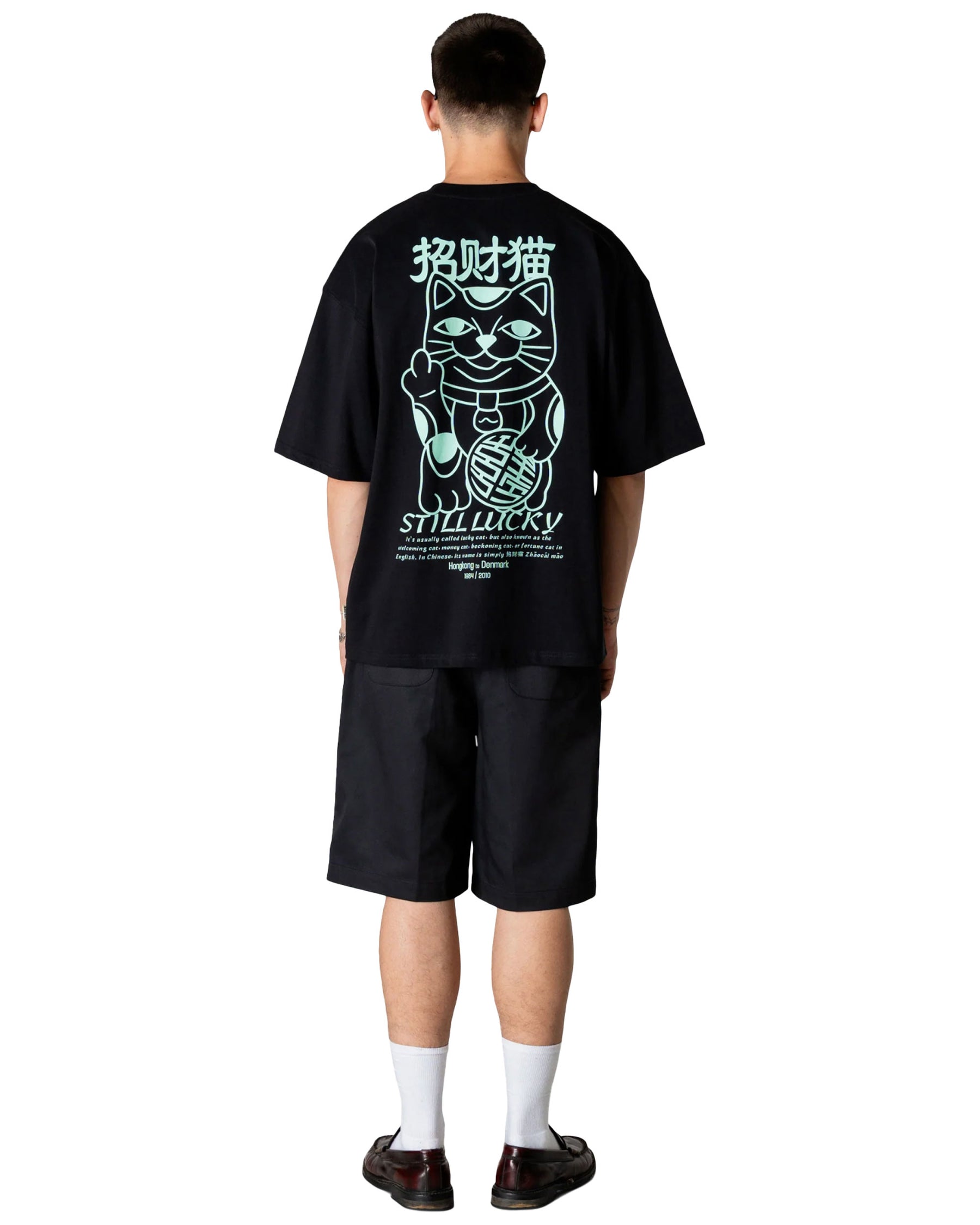 T-Shirt Uomo Woodbird WBBeam Lucky Tee Nero