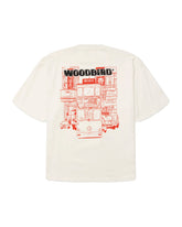 T-Shirt Uomo Woodbird WBBeam Tram Tee Off White