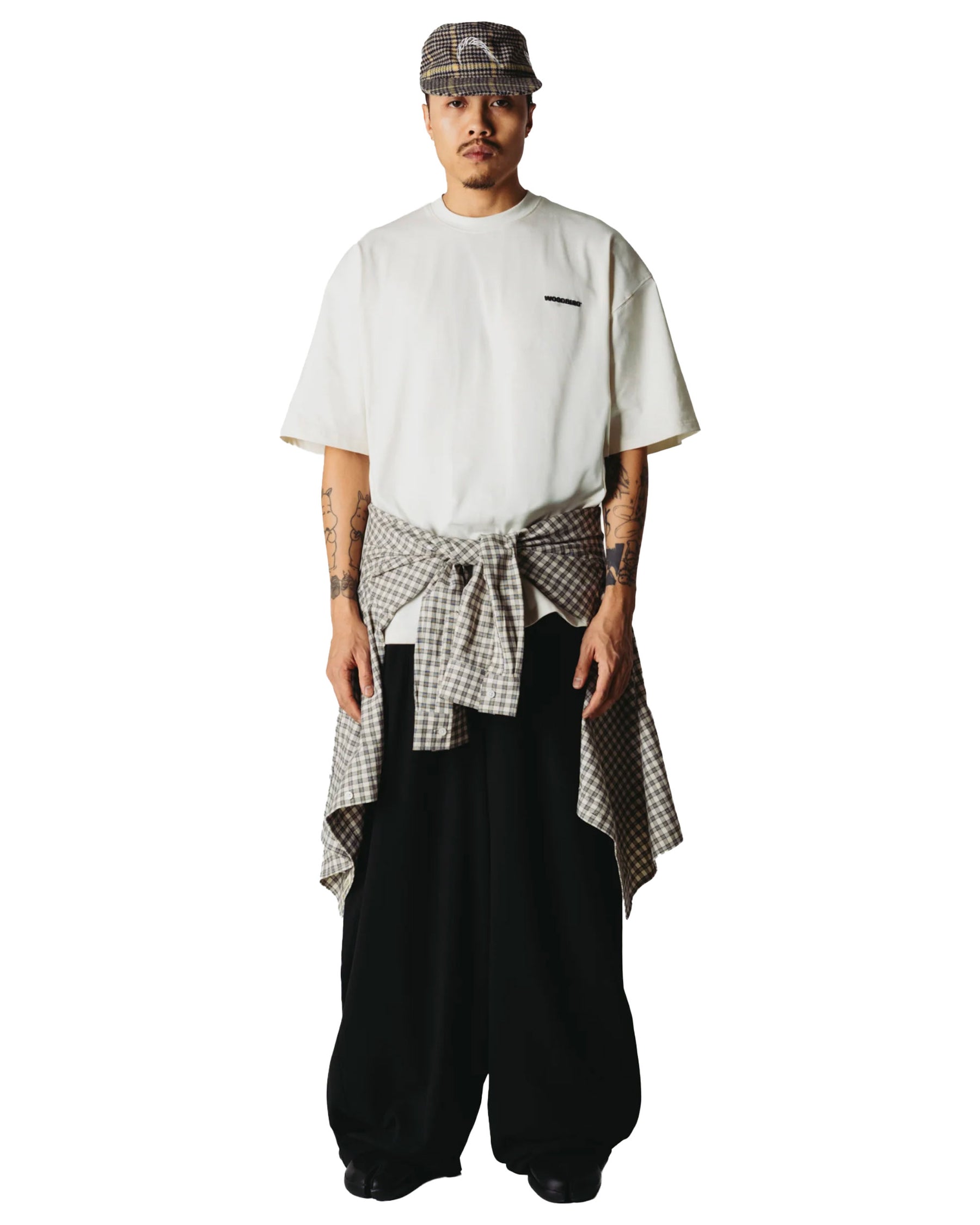 T-Shirt Uomo Woodbird WBBeam Tram Tee Off White