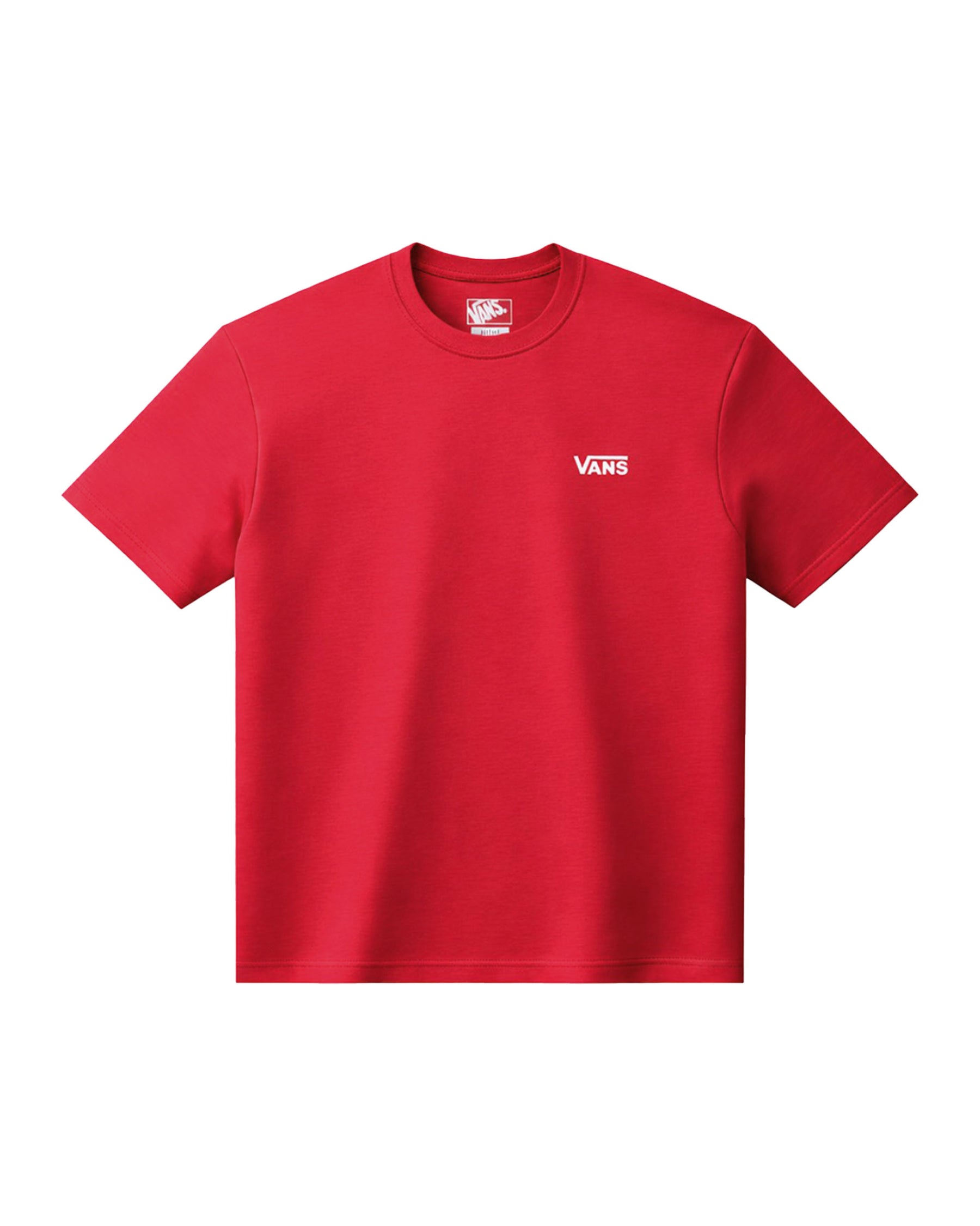Vans Left Chest Men's T-Shirt Red