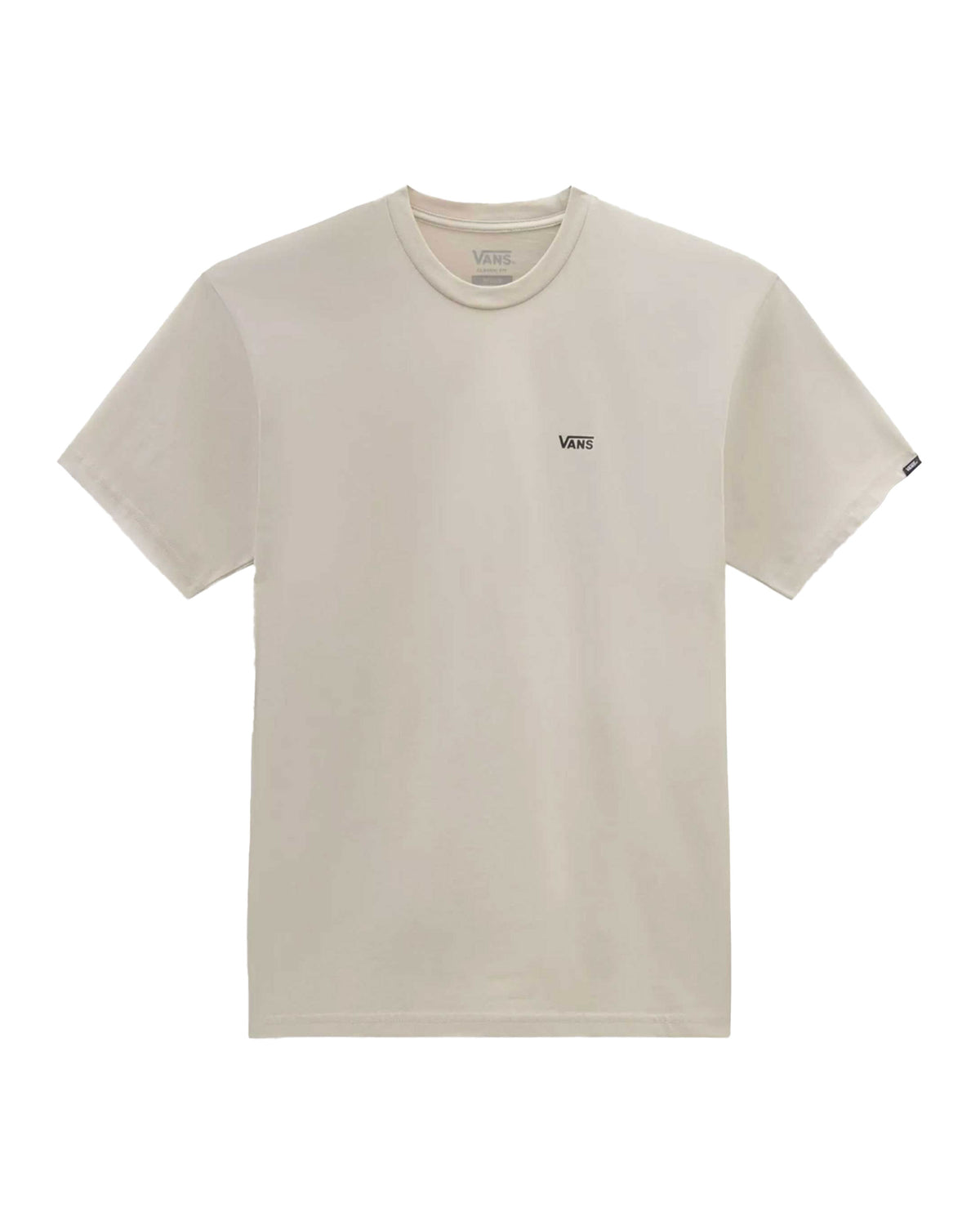 T-Shirt Vans Left Chest Logo Tee Oatmeal