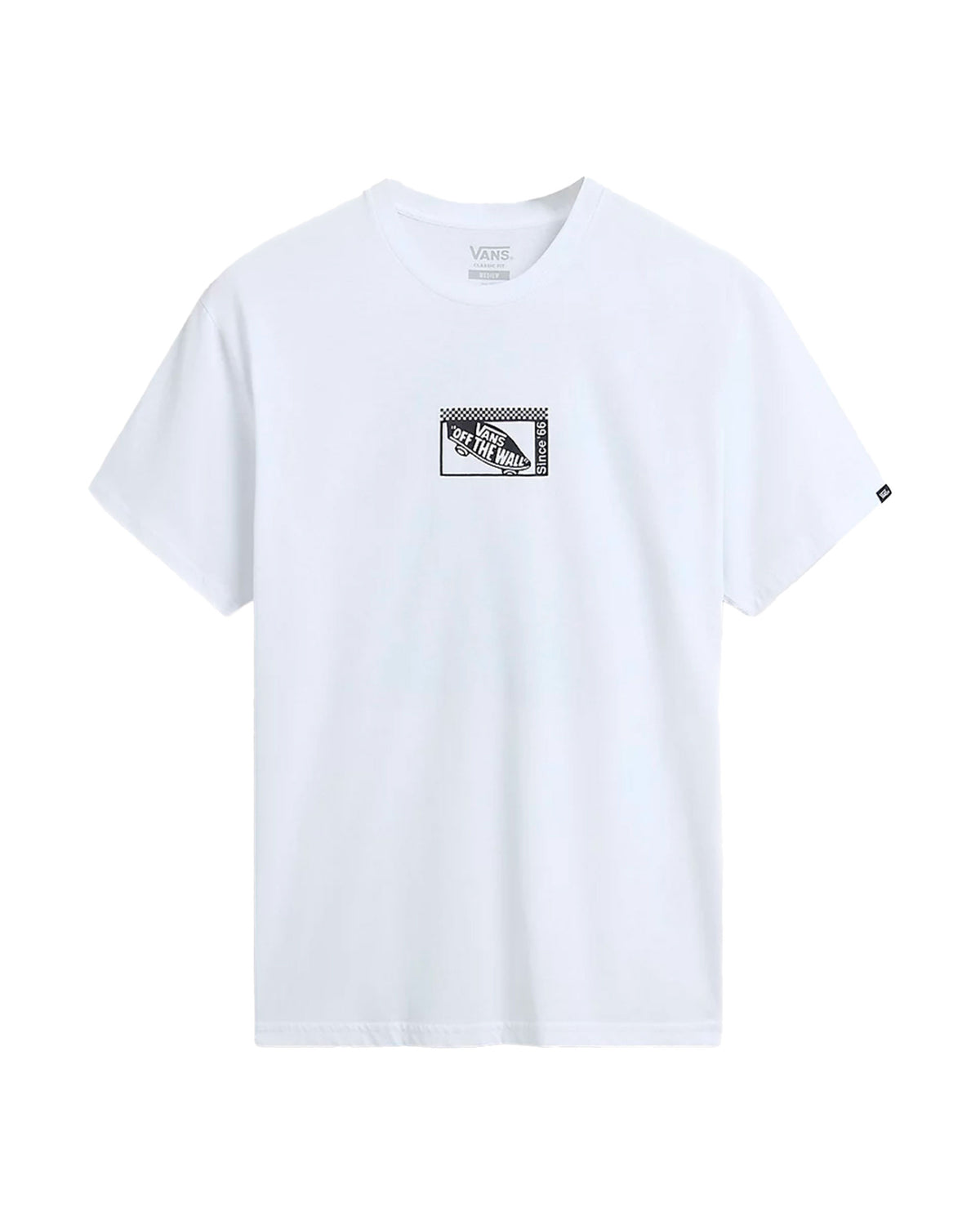 T-Shirt Vans Tech Box SS Tee Bianco