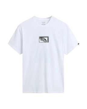 T-Shirt Vans Tech Box SS Tee Bianco