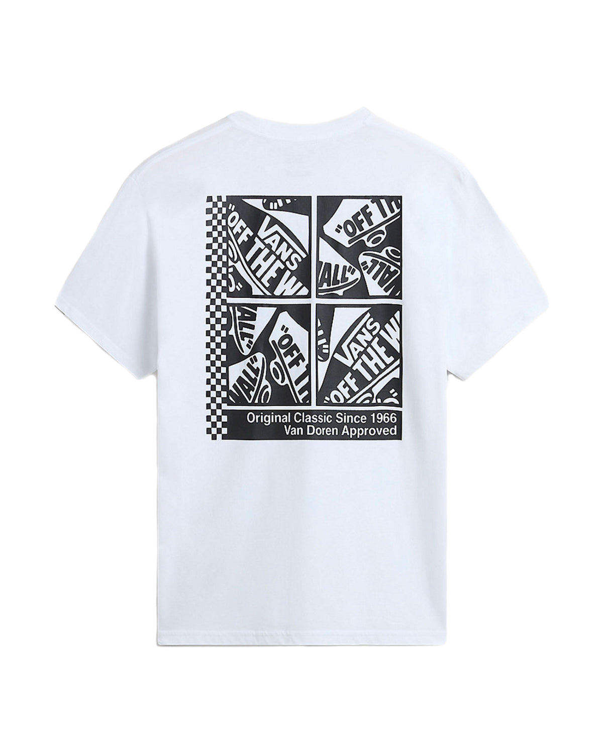 T-Shirt Vans Tech Box SS Tee Bianco