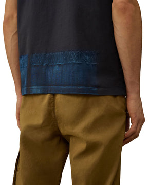 T-Shirts CP Company Short Sleeve In Jersey 24-1 Midnight Blu