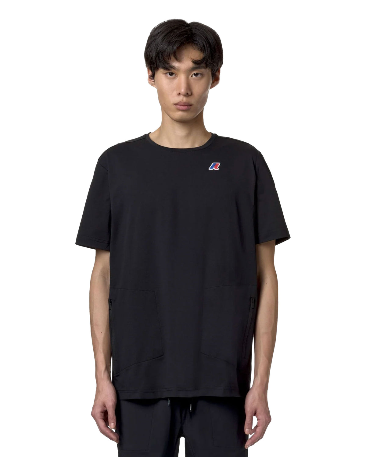 T-Shirt Uomo K-Way Seril Travel Nero