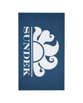 Beach Towel Sundek Big Logo Microfiber Blue