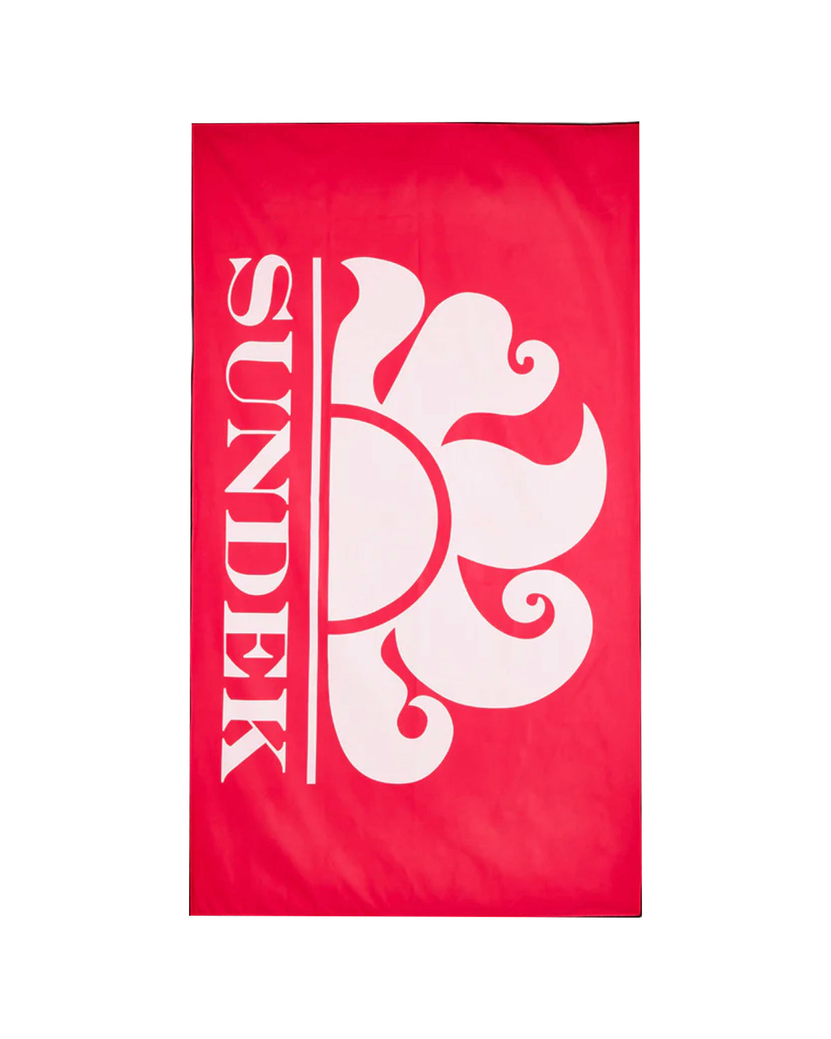 Telo Mare Sundek Big Logo Microfibra Fuxia