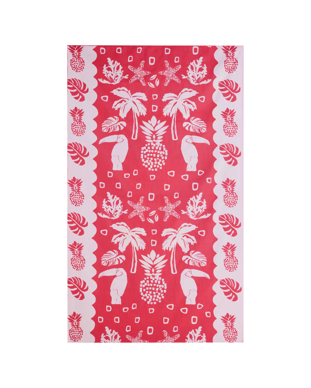 Beach Towel Sundek Tropic Salad Microfiber Fuxia