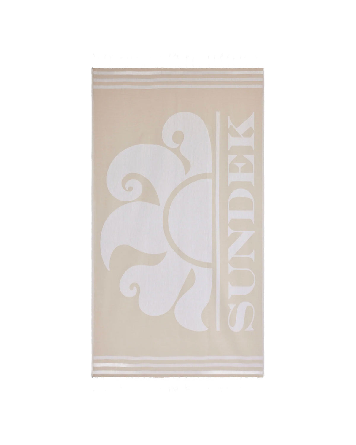 Telo Mare Sundek Big Logo Cotone Beige