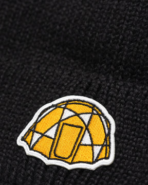 The North Face Beanie Logo Box Cuffed Beanie Tnf Black-Icon Patch