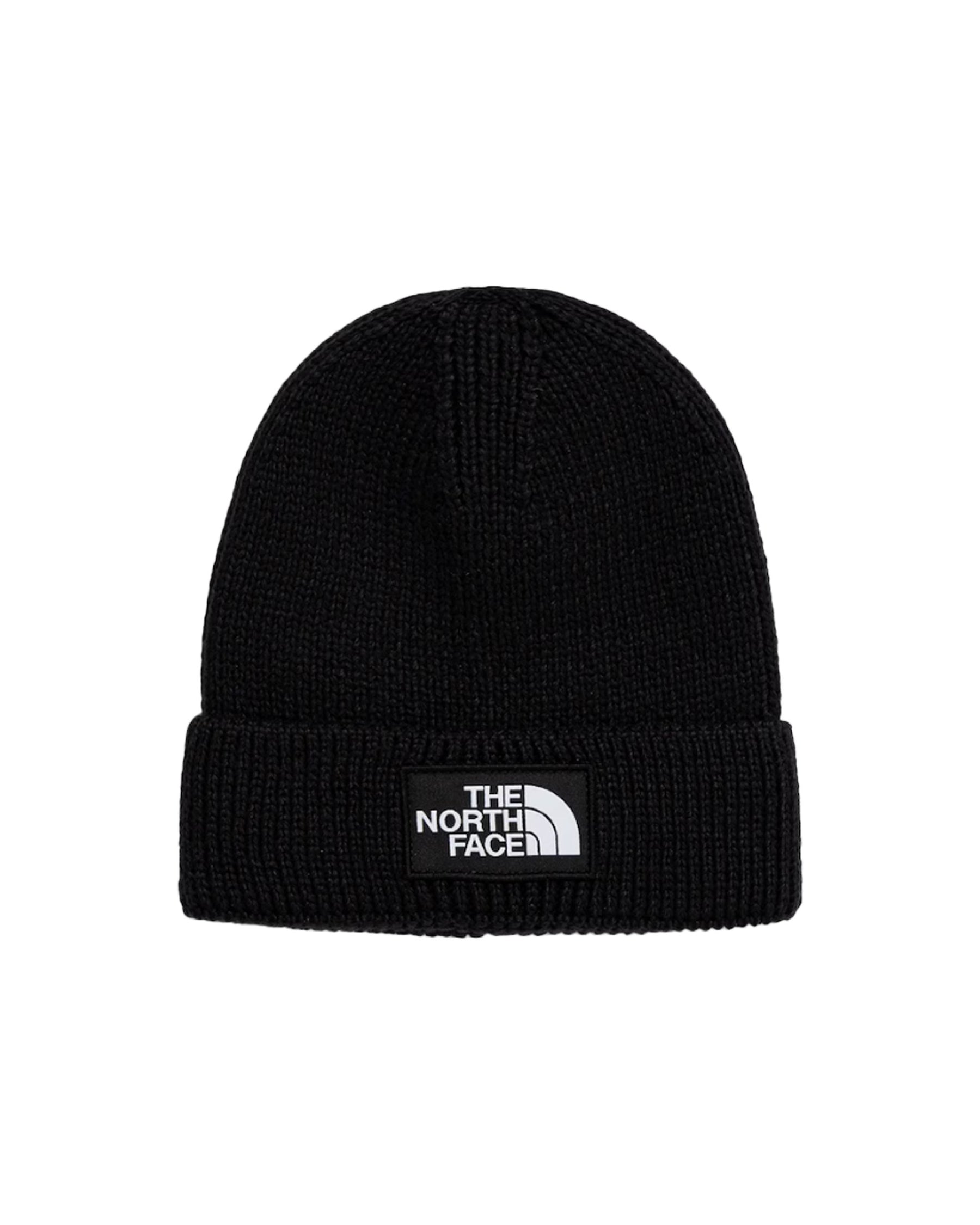 The North Face Logo Box Cuffed Beanie Nero
