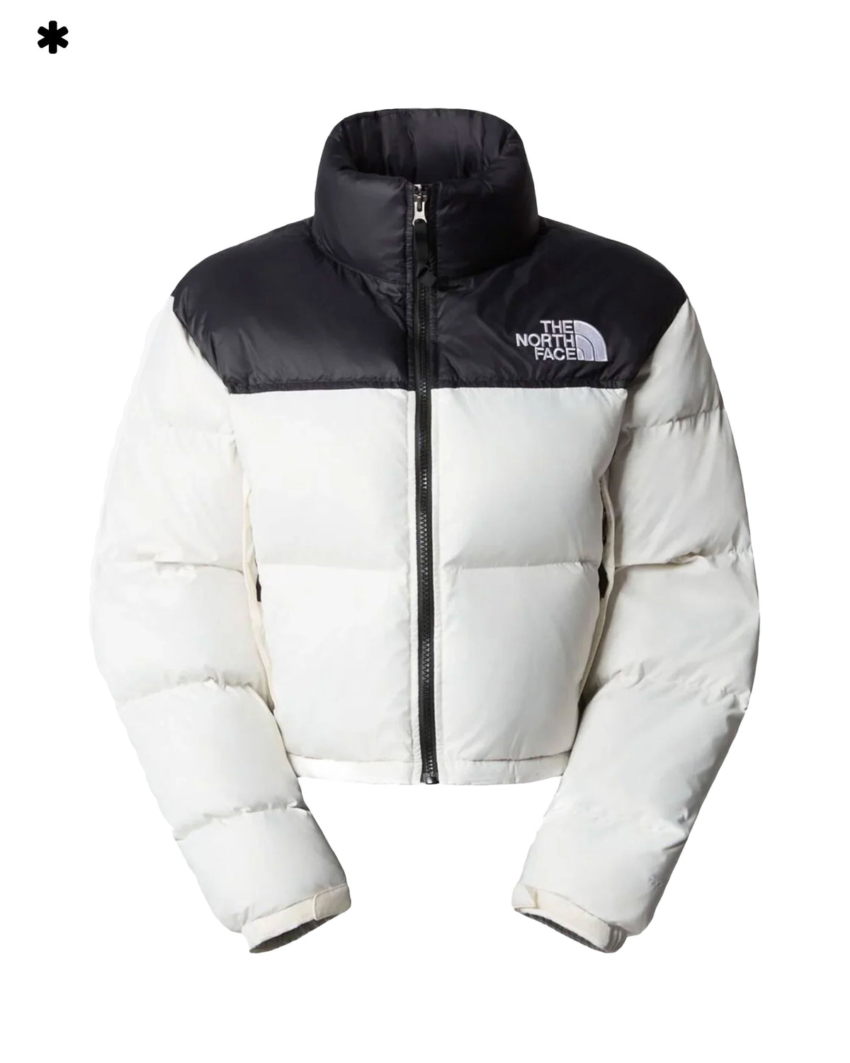 The North Face Nuptse Short Jacket Bianco-Nero