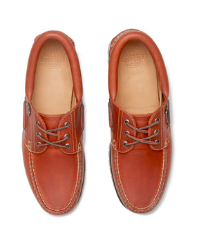 Timberland Authentic Boat Shoe Medium Orange Full Grain