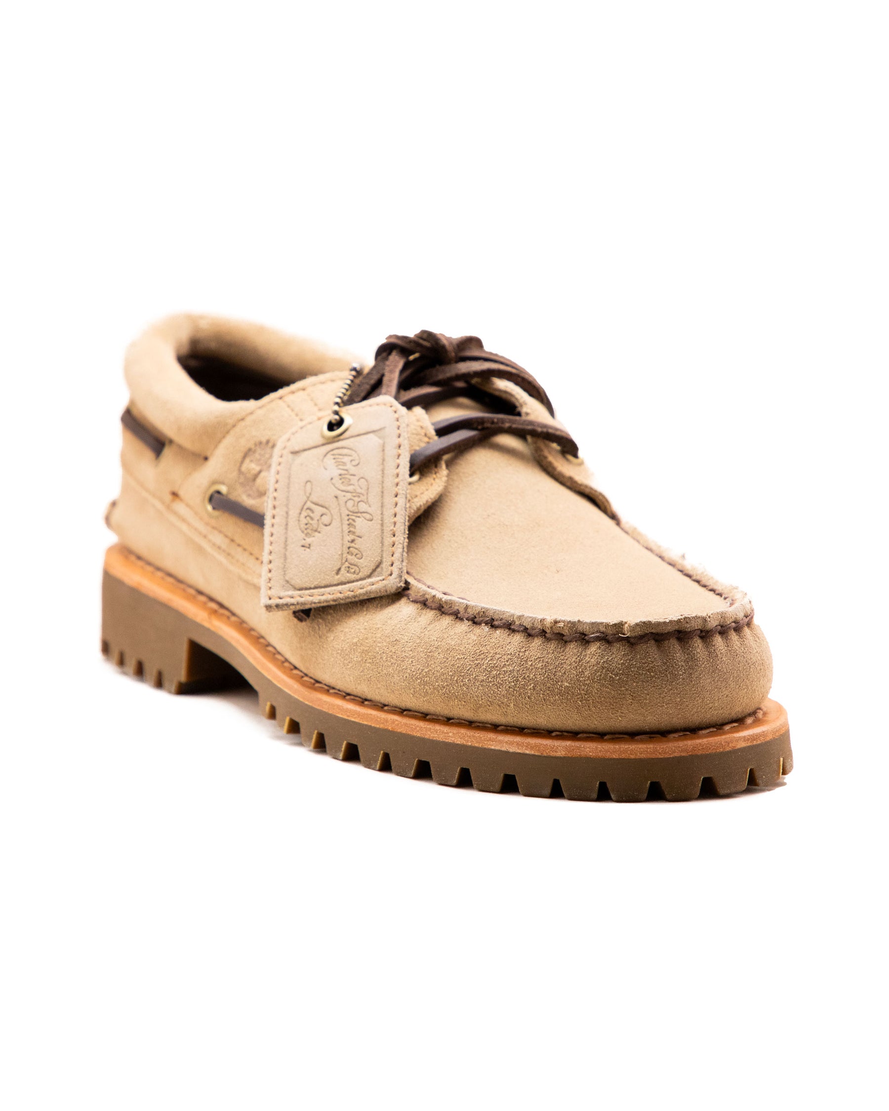 Timberland Authentic Boat Shoe Taupe Suede