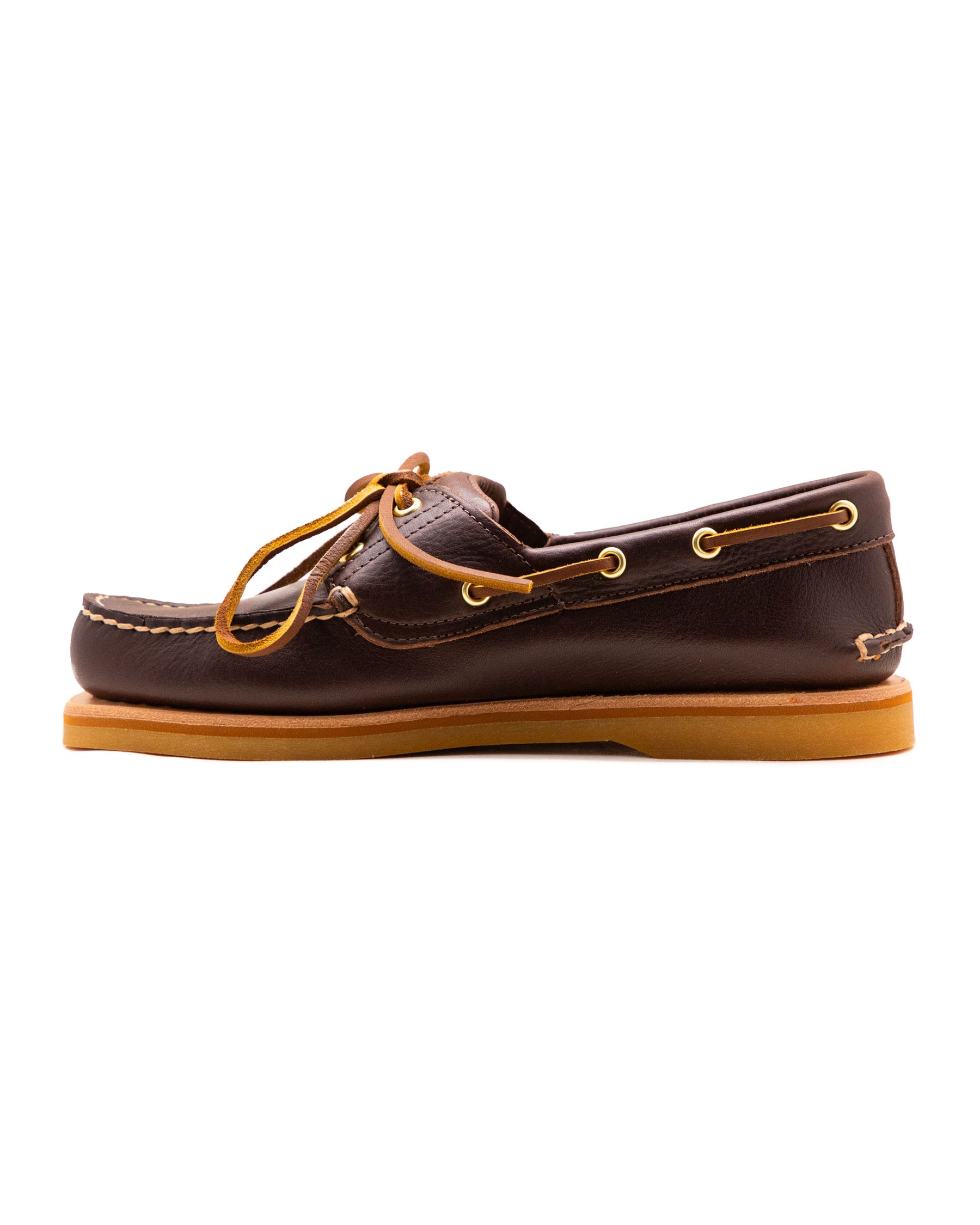 Timberland Crafted Boat Shoe Marrone Scuro Full Grain