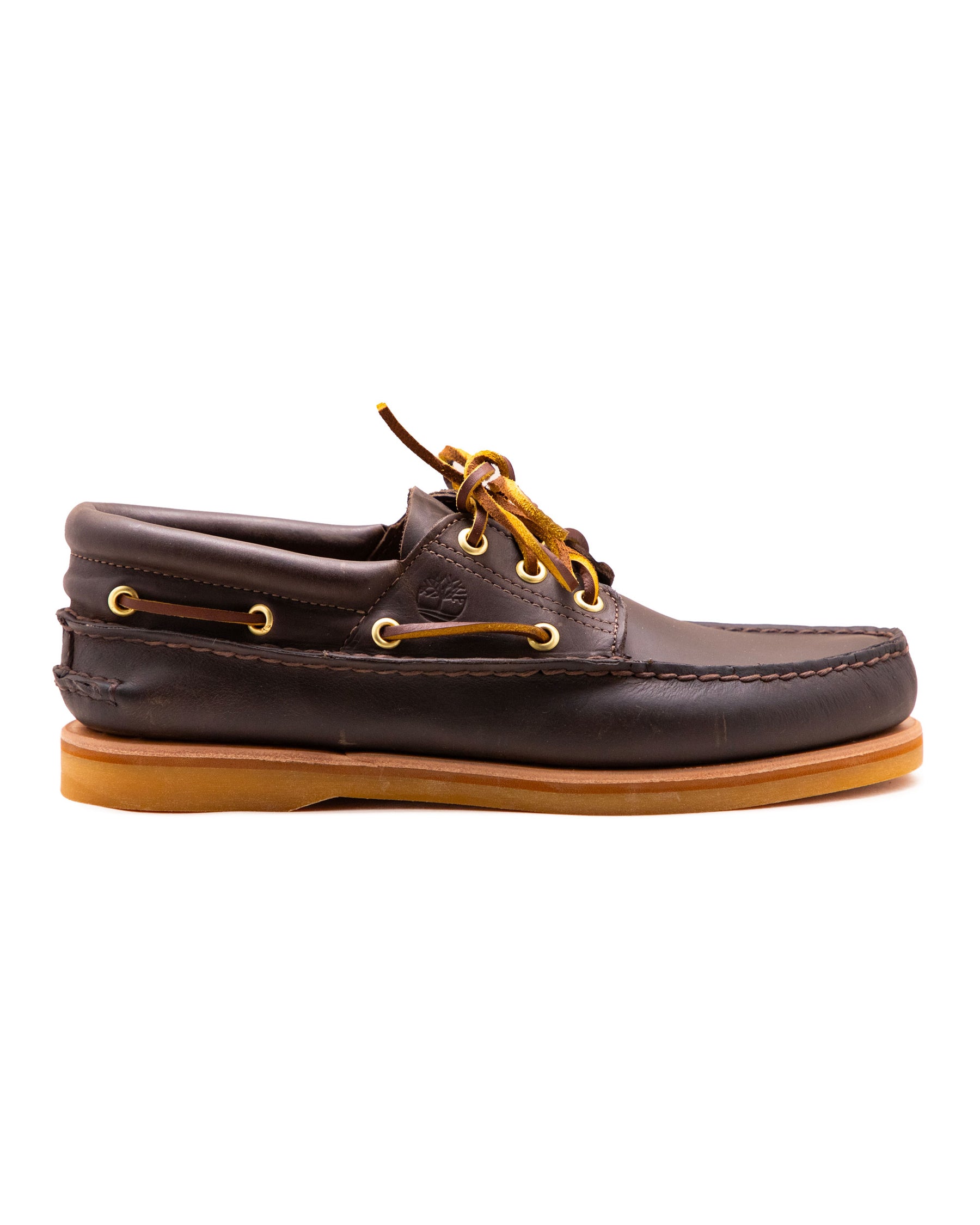 Timberland Crafted Boat Shoe Marrone Scuro Full Grain