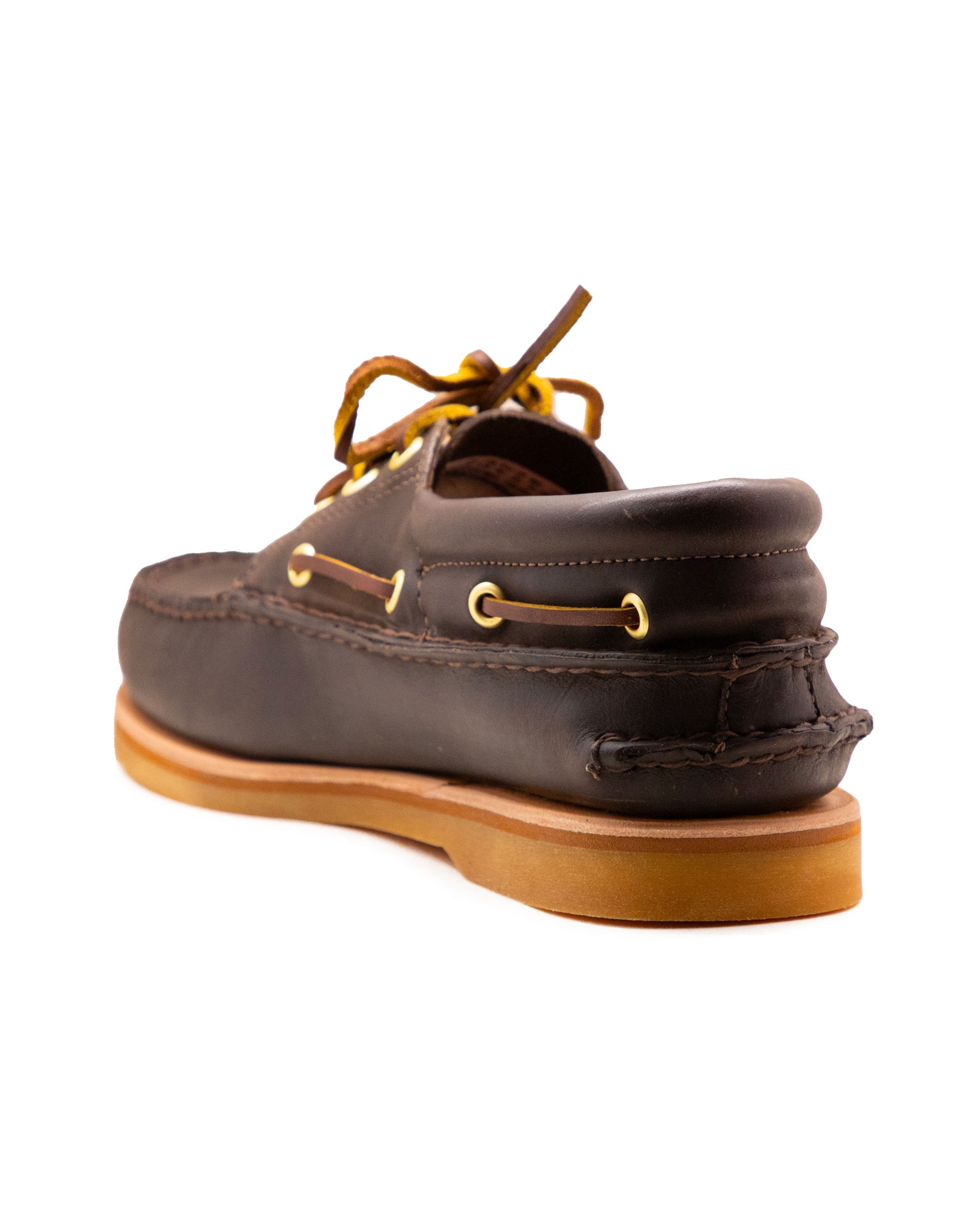 Timberland Crafted Boat Shoe Marrone Scuro Full Grain