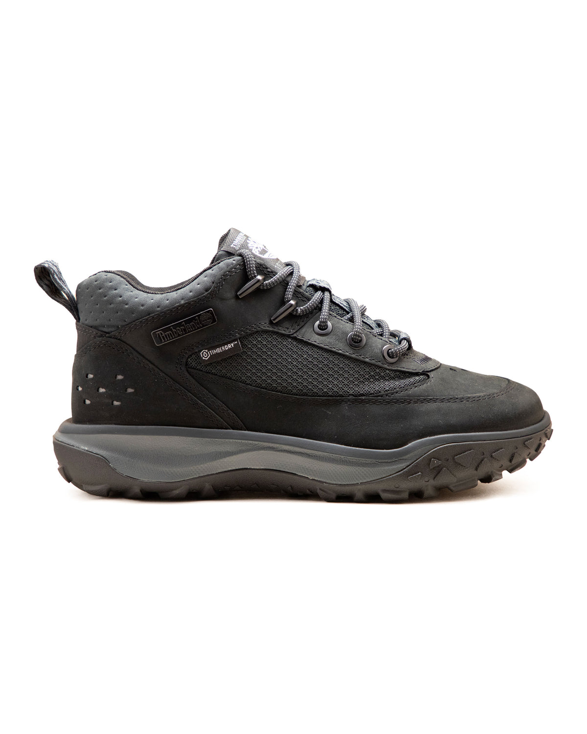 Timberland Motion 7 Mid Lace Up Waterproof Sneaker Black Nubuck