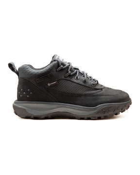 Timberland Motion 7 Mid Lace Up Waterproof Sneaker Black Nubuck