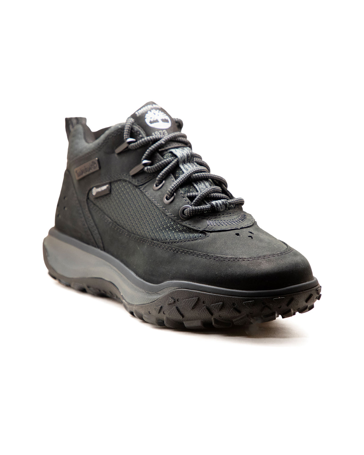Timberland Motion 7 Mid Lace Up Waterproof Sneaker Black Nubuck