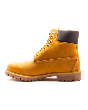 Timberland Premium 6 Inch Lace Up Waterproof Boot Wheat Con Pelliccia Interna