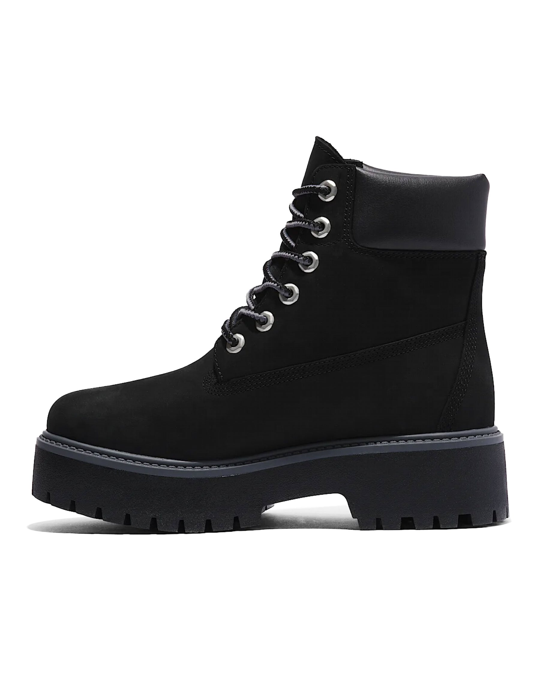 Timberland Stone Street Inch Lace Up Waterproof Boot Jet Black