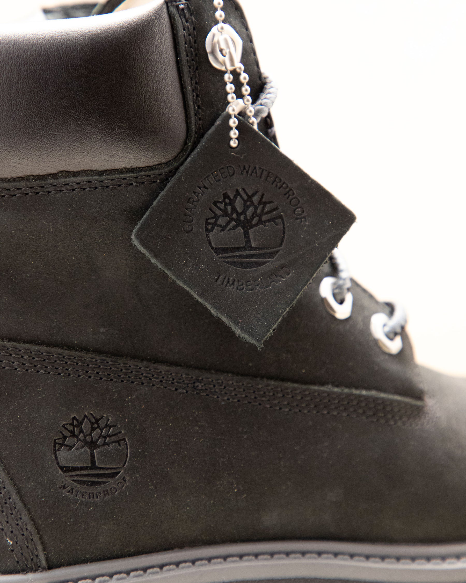 Timberland Stone Street 6 Inch Lace Up Waterproof Boot Jet Black