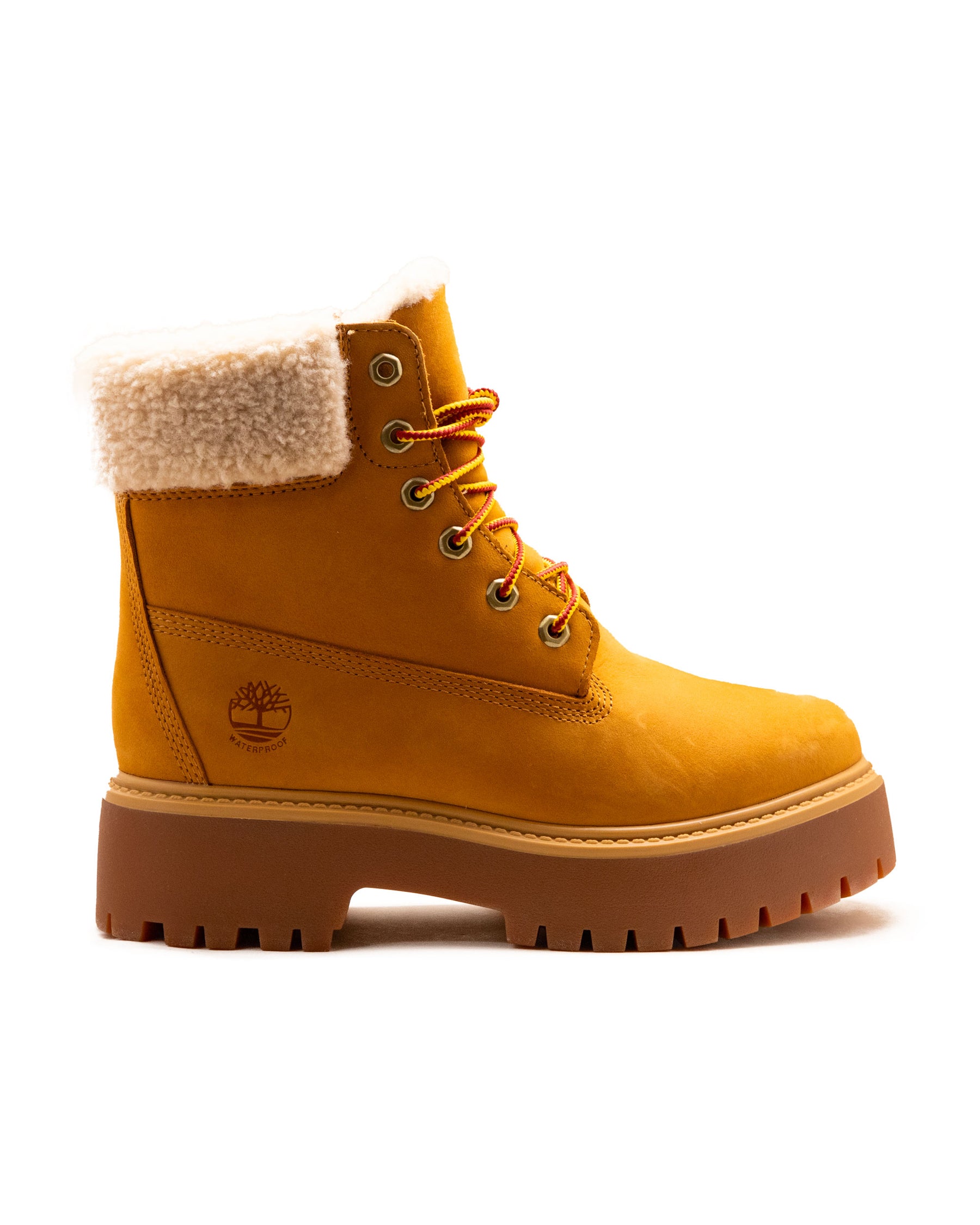 Timberland Stone Street Mid Warm Lined Waterproof Boot Wheat Nubuck