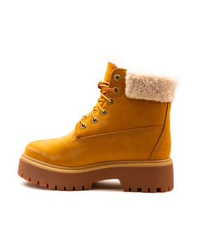 Timberland Stone Street Mid Warm Lined Waterproof Boot Wheat Nubuck