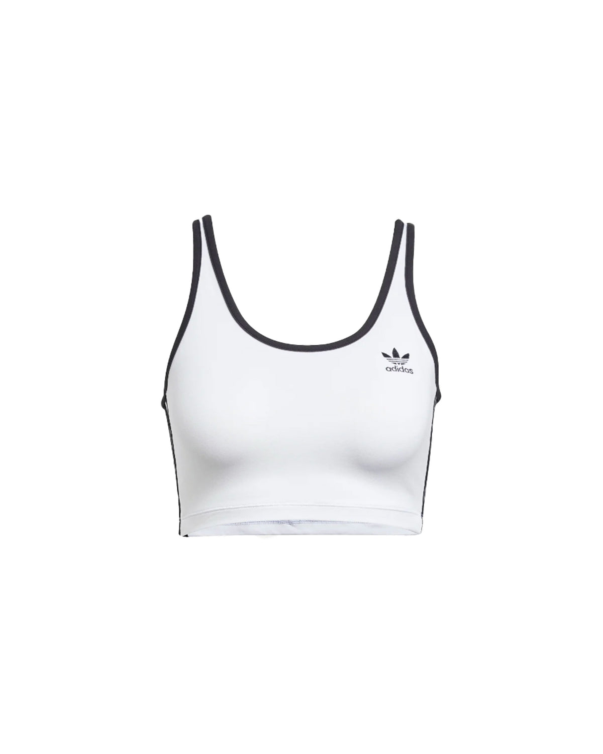 Top Donna Adidas 3S Bra Top White-Black