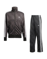 Tuta Uomo Adidas Firebird Allover Print Nero