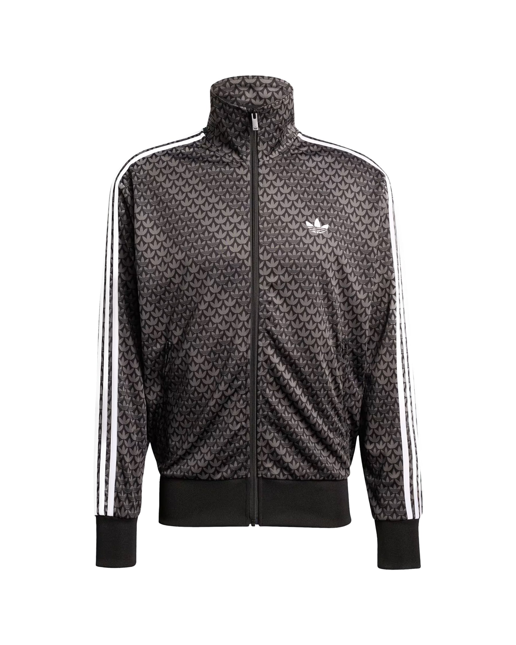 Tuta Uomo Adidas Firebird Allover Print Nero