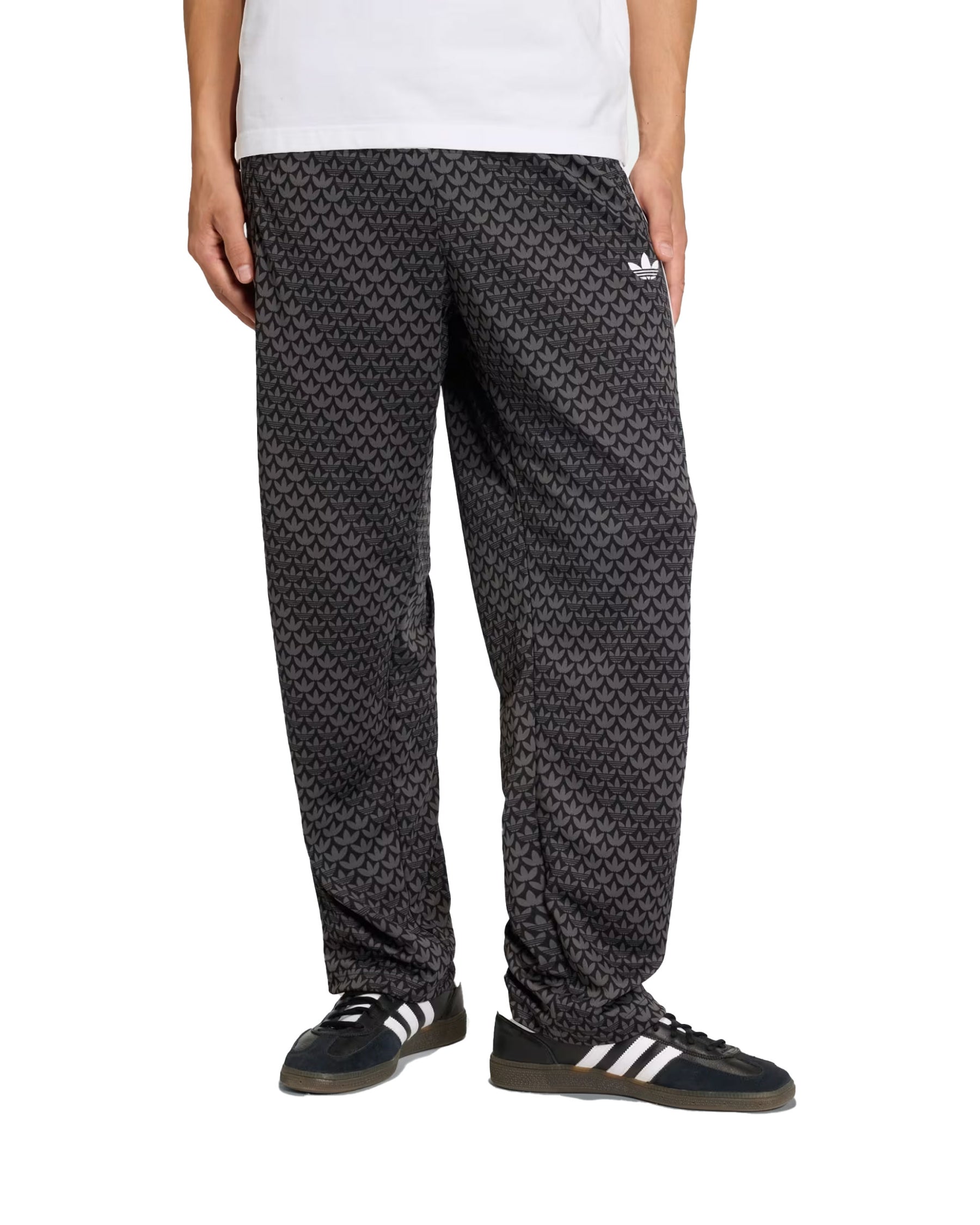 Tuta Uomo Adidas Firebird Allover Print Nero